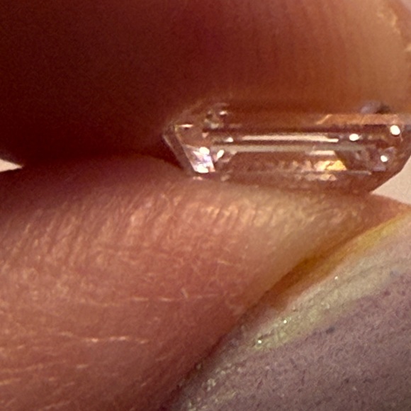 NWT 1.51 Carat Emerald Cut Lab Grown Diamond w/Paperwork - Picture 9 of 14